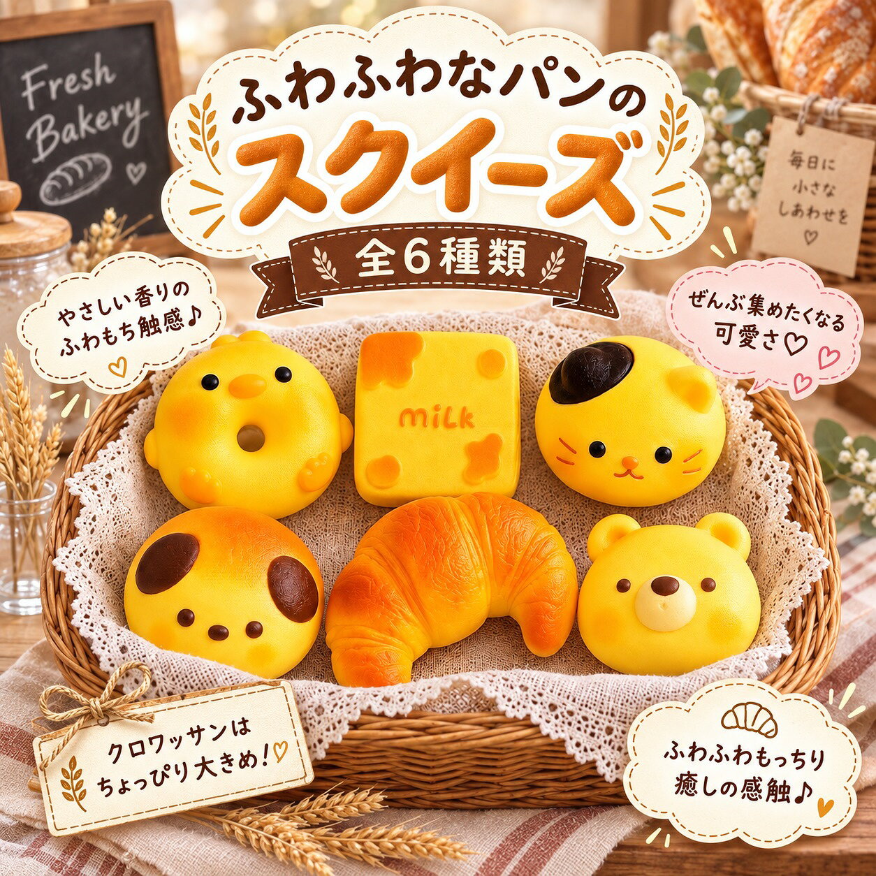 楽天市場】スクイーズ パンねこの通販