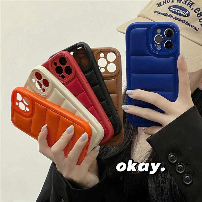 送料無料 iPhone13 ケース 互換品 全6カラー ダウンジャケットタイプ シンプル 高級感 レンズカバー アイフォン11 12 iPhone 12promax