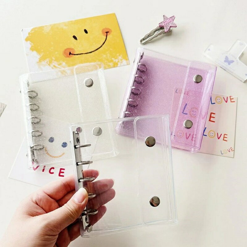 [ SNSで話題] シール帳カバー PVCカバー A7 M5 A8 シール収納 クリア手帳 透明バインダー カスタマイズ手帳 DIYデコ