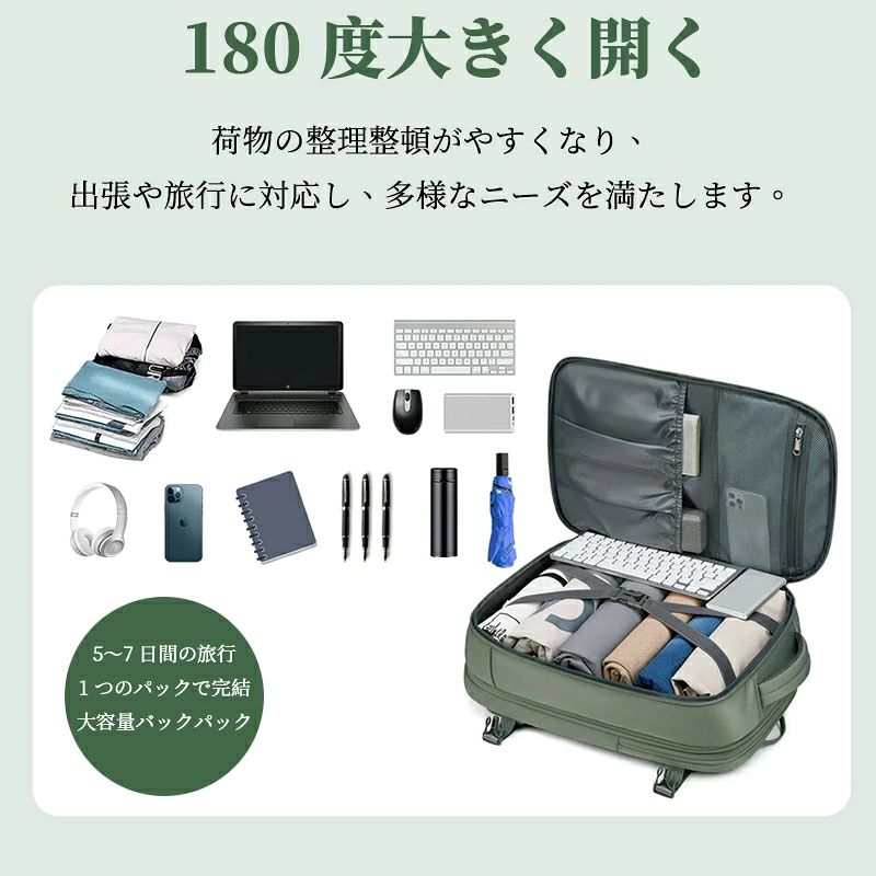 大容量 レディース アウトドア 男女兼用 ビジネス 旅行 機内持ち込み 海外 帰省 撥...