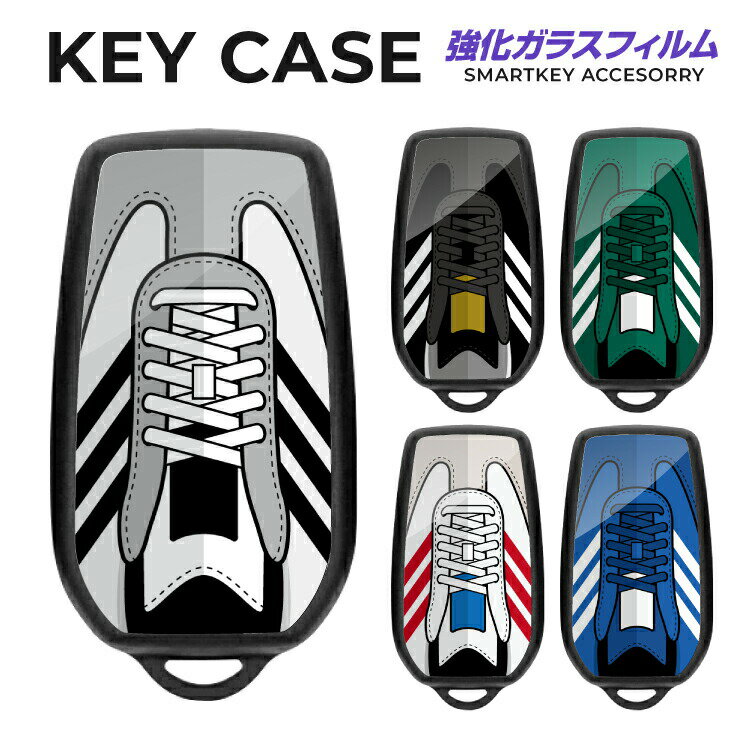 スマートキーケース ハリアー 80系 キーケース ノア ヴォクシー 90系 シエンタ ヤリスクロス パーツ キーカバー アクセサリー メンズ レディース かわいい おしゃれ スマートキーカバー キーレスカバー TPU くすみカラー パステルカラー 靴 スニーカー