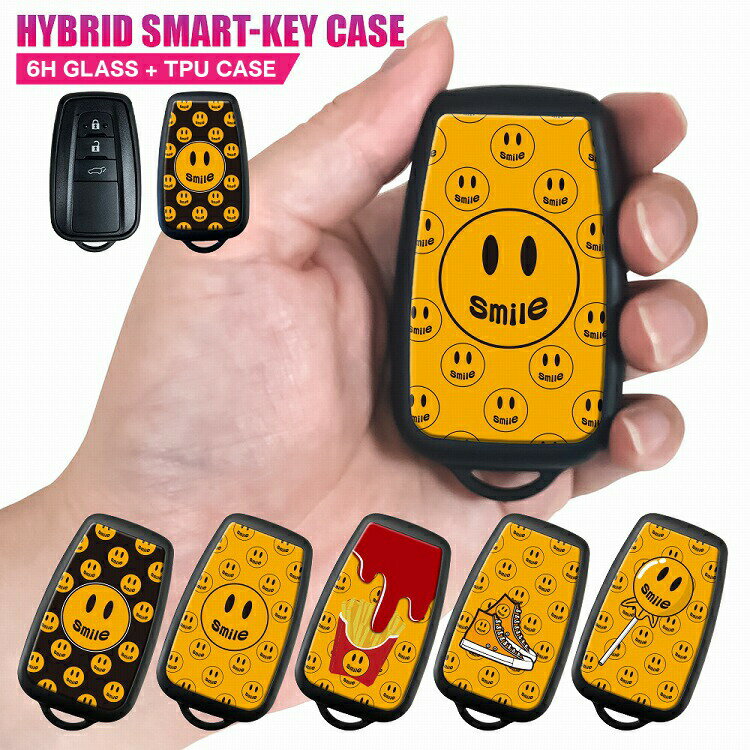 スマートキーケース RAV4 50系 キーケース カローラクロス 10系 C-HR パーツ キーカバー アクセサリー 新型 プリウス 50系 カローラツーリング 210系 クラウン メンズ レディース かわいい おしゃれ スマートキーカバー キーレスカバー 内装