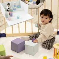 doridori 室内 おもちゃ クッション ブロック キューブ型 柔らかい 安全 クッショ...
