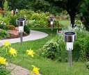 【新品】 【ノーブランド品】LED センサー ソーラー ガーデンライト 10本セット 白（ホワイト） 9n2op2j