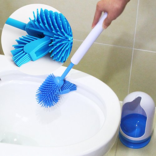 【新品】 MR. SIGA　トイレブラシ　ケース付 Soft Bristle Toilet Brush with Holder - Dia 12cm x 41cm Height lok26k6 2