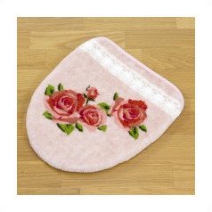 【新品】 XA1724 フタカバー 暖房洗浄用 レースローズ lok26k6