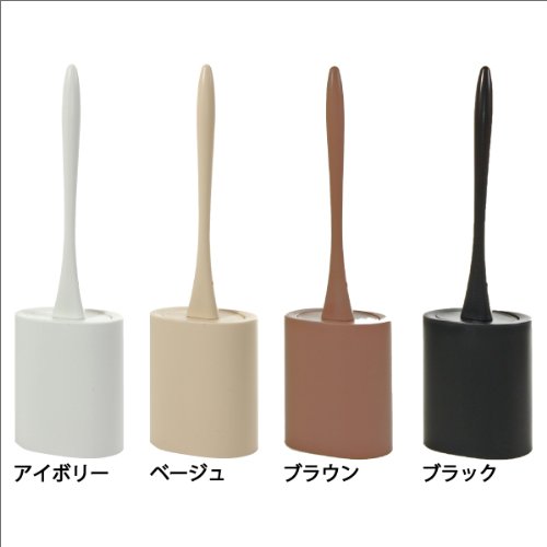 【新品】 ヨコズナクリエーション COLOR DECO トイレブラシ&ケース ブラウン oyj0otl