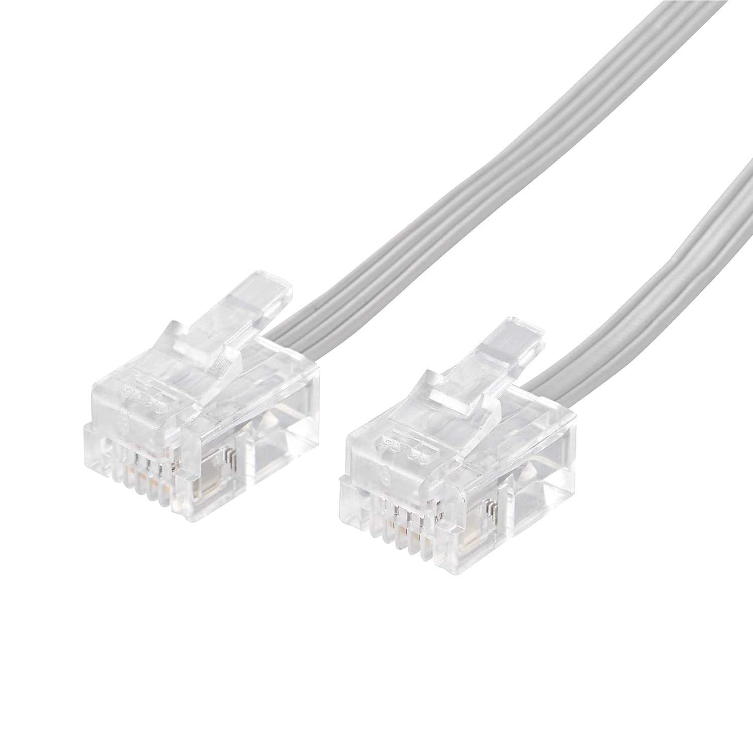 Modular （5 m+） - 【中古】【非常に良い】エレコム モジュラーケーブル 10m スリム ホワイト MJ-10WH