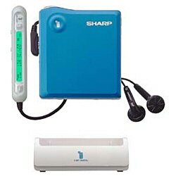 【中古】【非常に良い】SHARP 1ビット ポータブルMDプレーヤー MD-DS33-A (ブルー系)