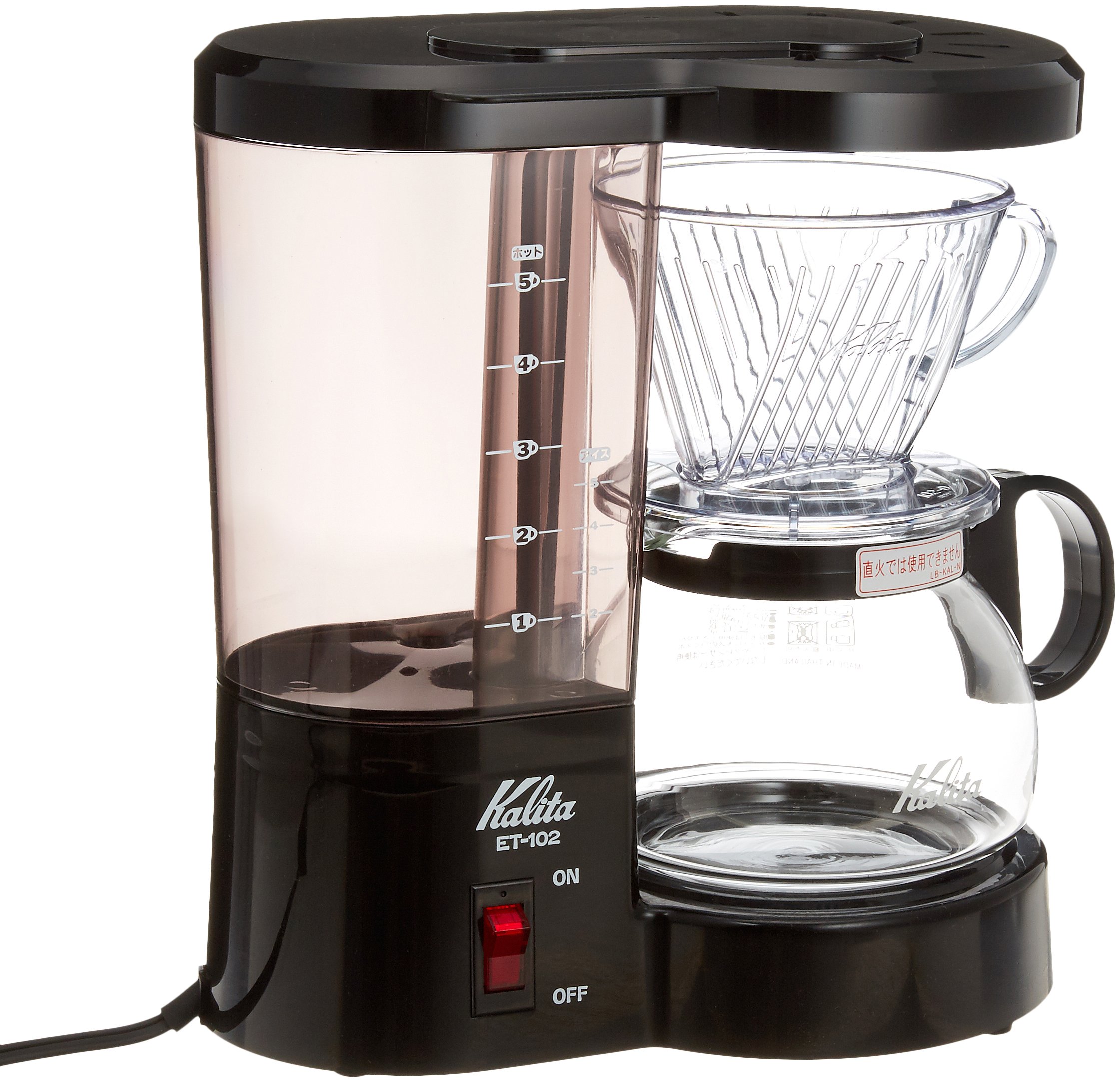 【中古】【非常に良い】カリタ(Kalita) コーヒーメーカー ブラック ET-102