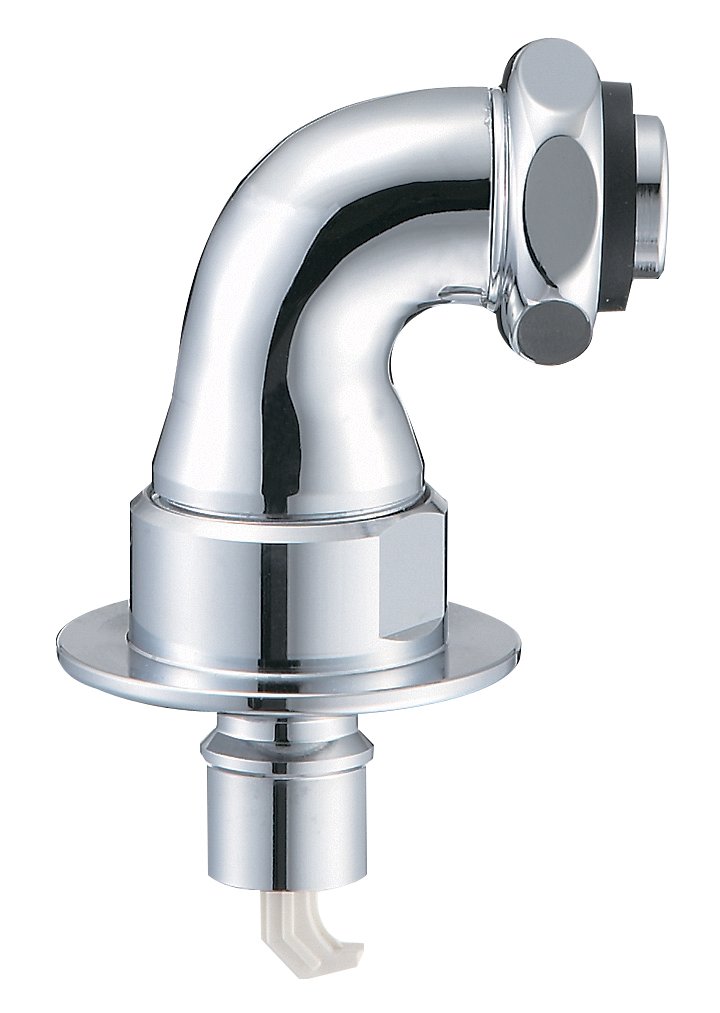 【中古】【非常に良い】SANEI(サンエイ) 洗濯機用L型ニップル 自動止水機能付き 万能ホーム水栓用 W26..