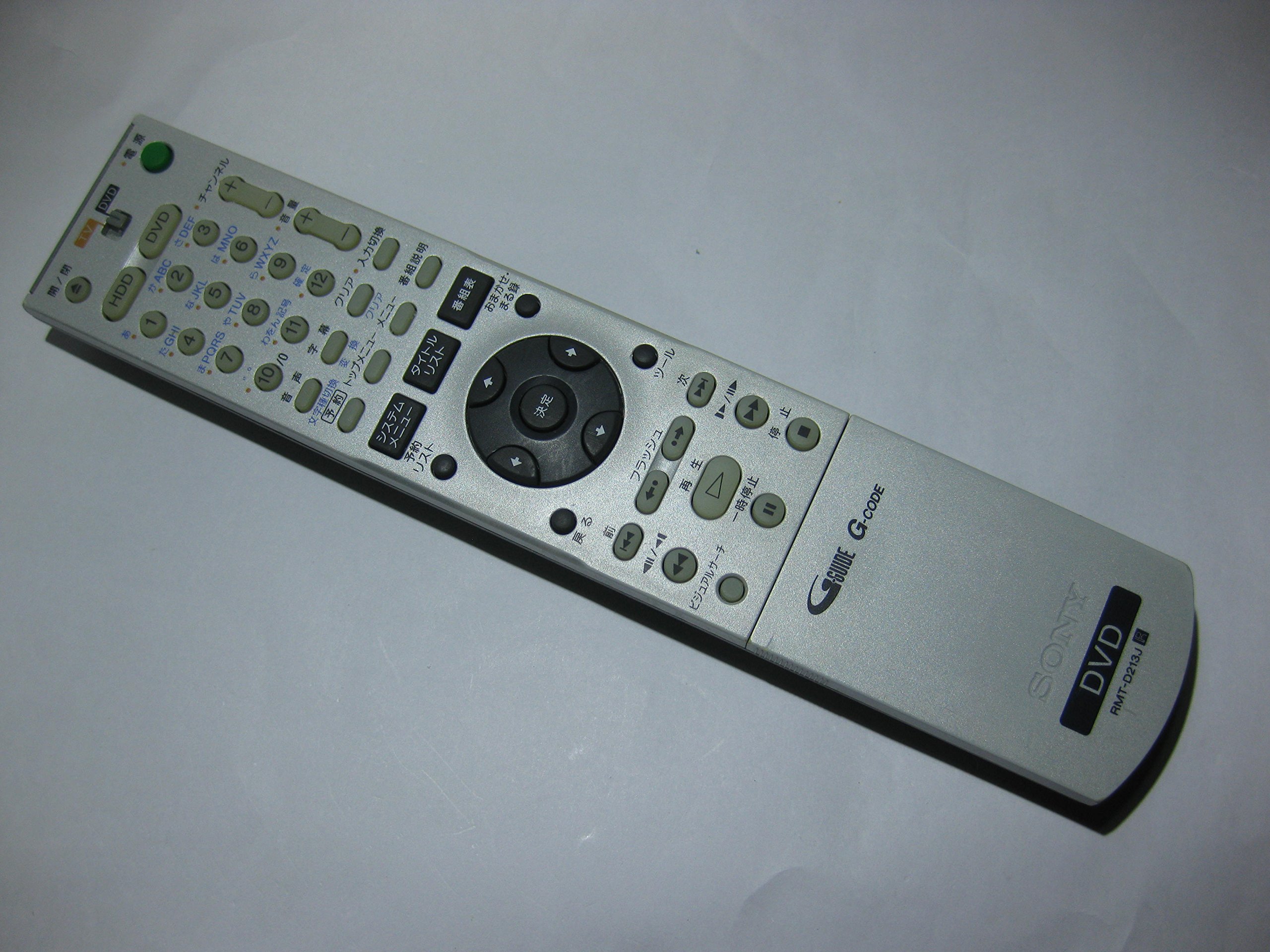【中古】【非常に良い】ソニー DVDリモコン RMT-D213J