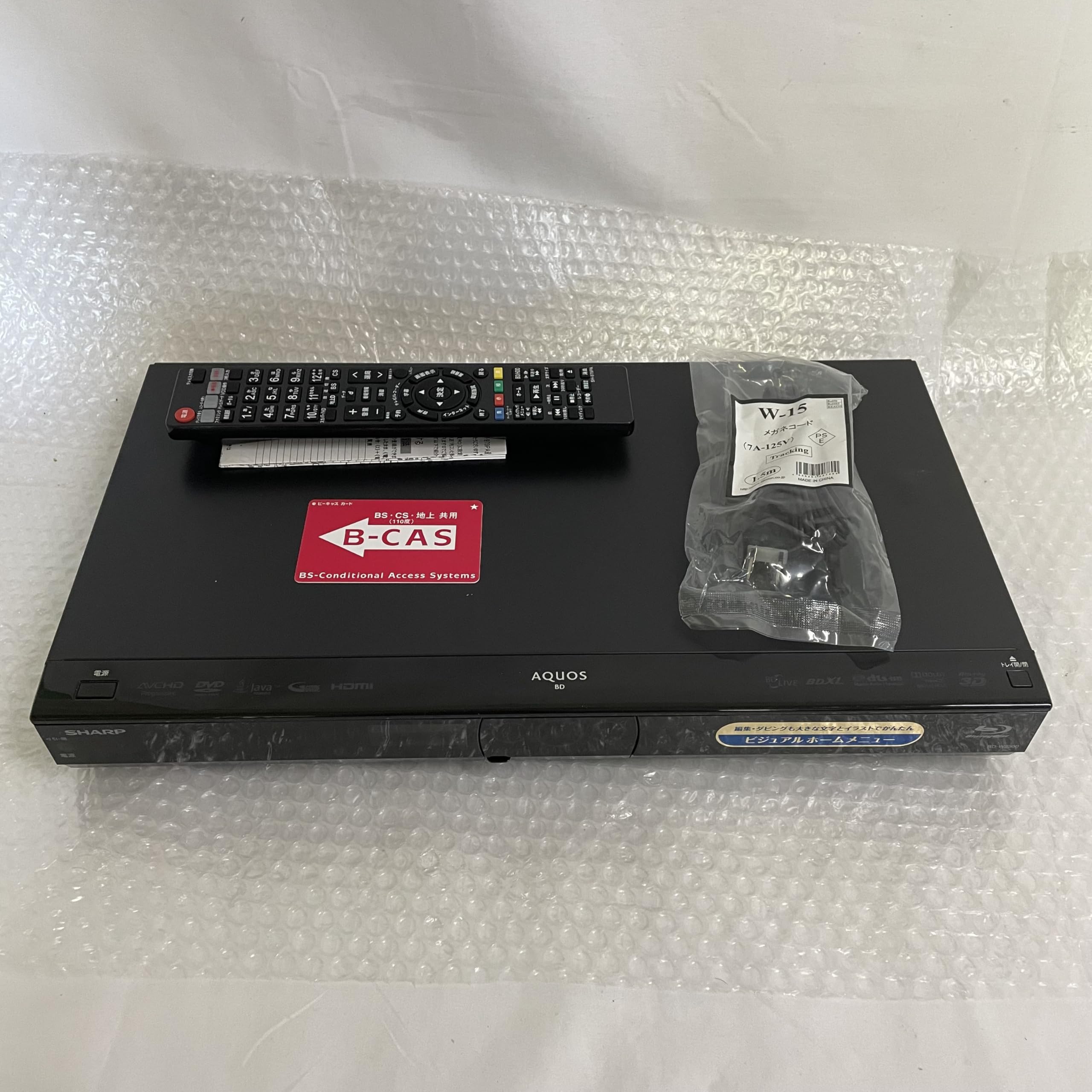 【中古】【非常に良い】シャープ 2TB 2チューナー ブルーレイレコーダー AQUOS BD-W2300