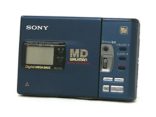 【中古】【非常に良い】SONY　ソニー　MZ-R30-L ブルー　ポータブルMDレコーダー（録音/再生兼用機/録..