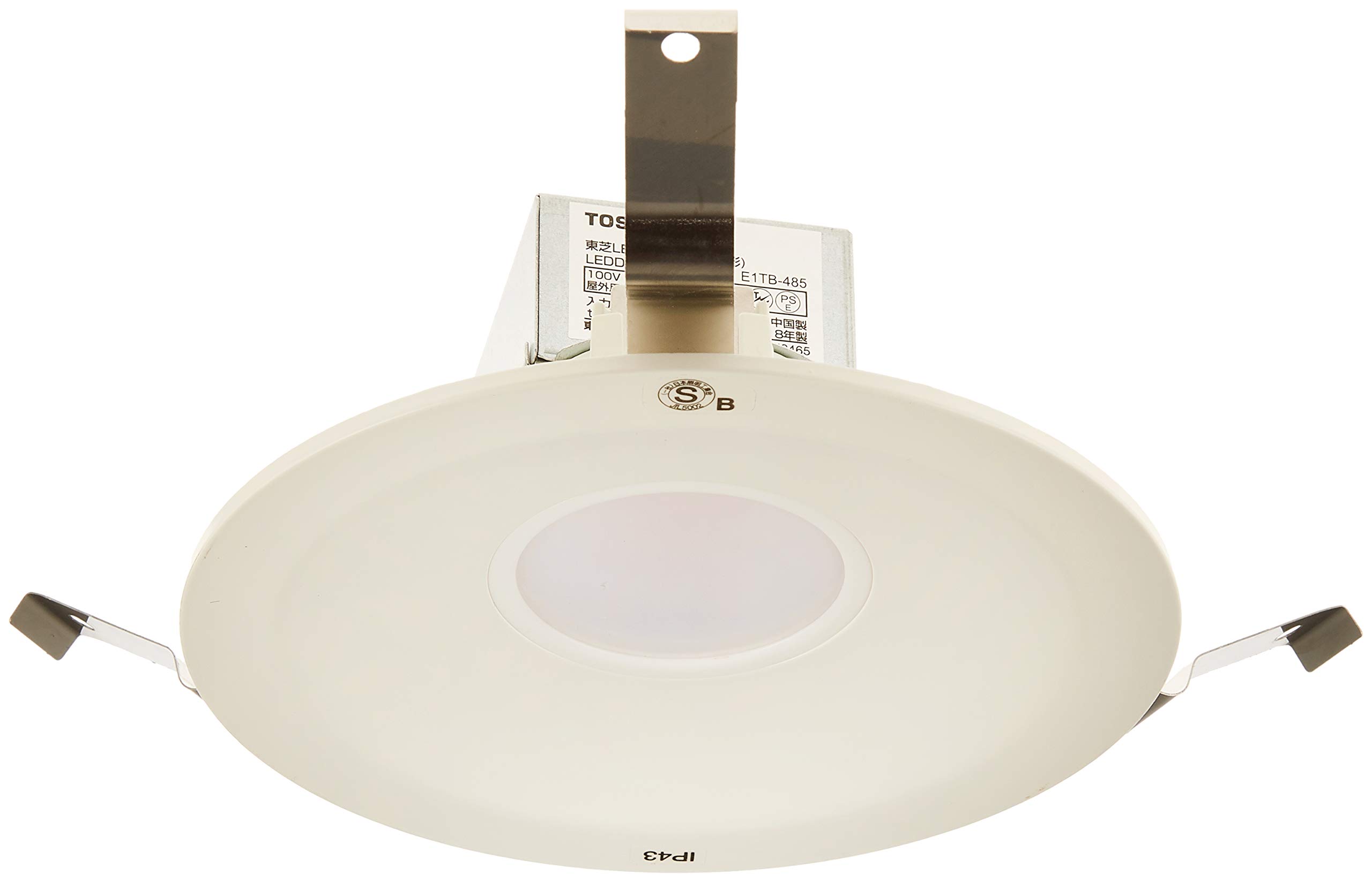 【中古】【非常に良い】東芝ライテック LED一体形 高気密SB形ダウンライト 調光タイプ 電球色 100W 埋込穴125 バージンホワイト