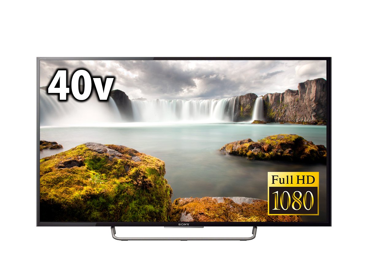 【中古】【非常に良い】ソニー 40V型 液晶 テレビ ブラビア KJ-40W730C フルハイビジョン 外付けHDD裏番組録画対応 2015年モデル ブラック
