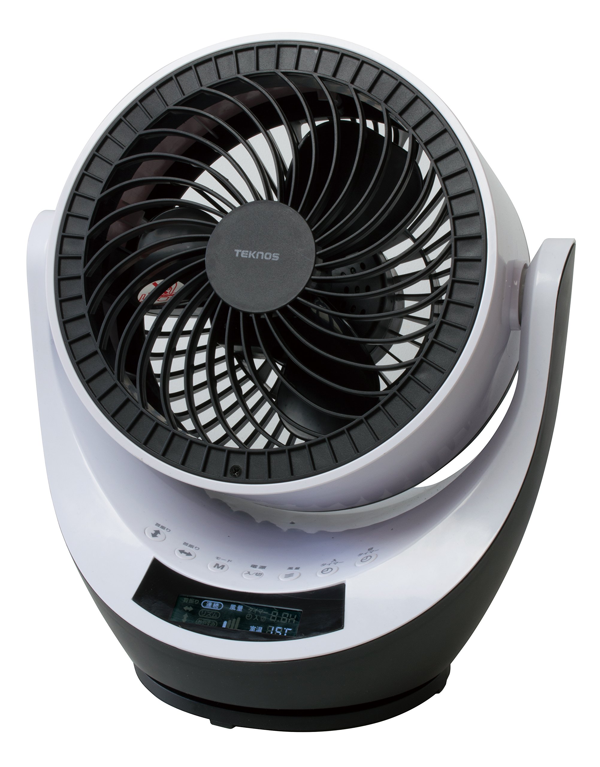 【中古】【非常に良い】TEKNOS DCサーキュレーター 18cm羽根 DCモーター扇風機 収納リモコン SAK-280DC