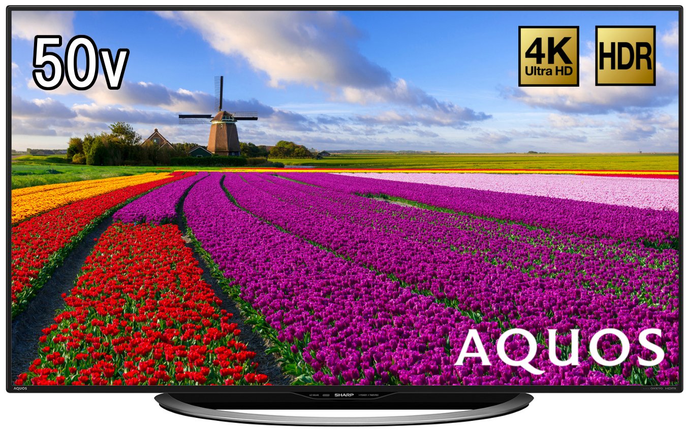 【中古】【非常に良い】シャープ 50V型 4K対応液晶テレビ AQUOS LC-