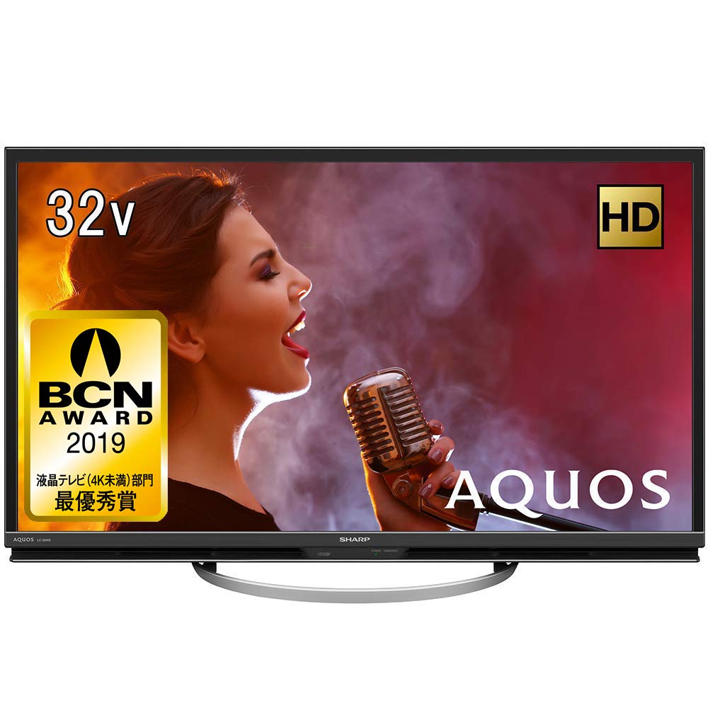 【中古】【非常に良い】シャープ AQUOS 32V型 ハイビジョン液晶テレビ 直下型LEDバックライト アナログRGB端子付 裏番組録画対応 LC-32W5