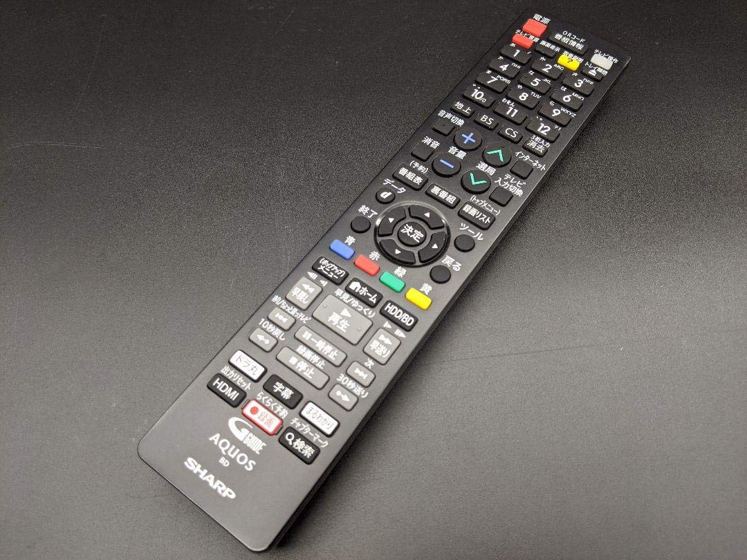 For Audios - 【中古】【非常に良い】シャープ[SHARP] オプション・消耗品 【0046380275】 ブルーレイディスクレコーダー用 リモコン（BD-UT3100 BD-UT2100 BD-UT1100）