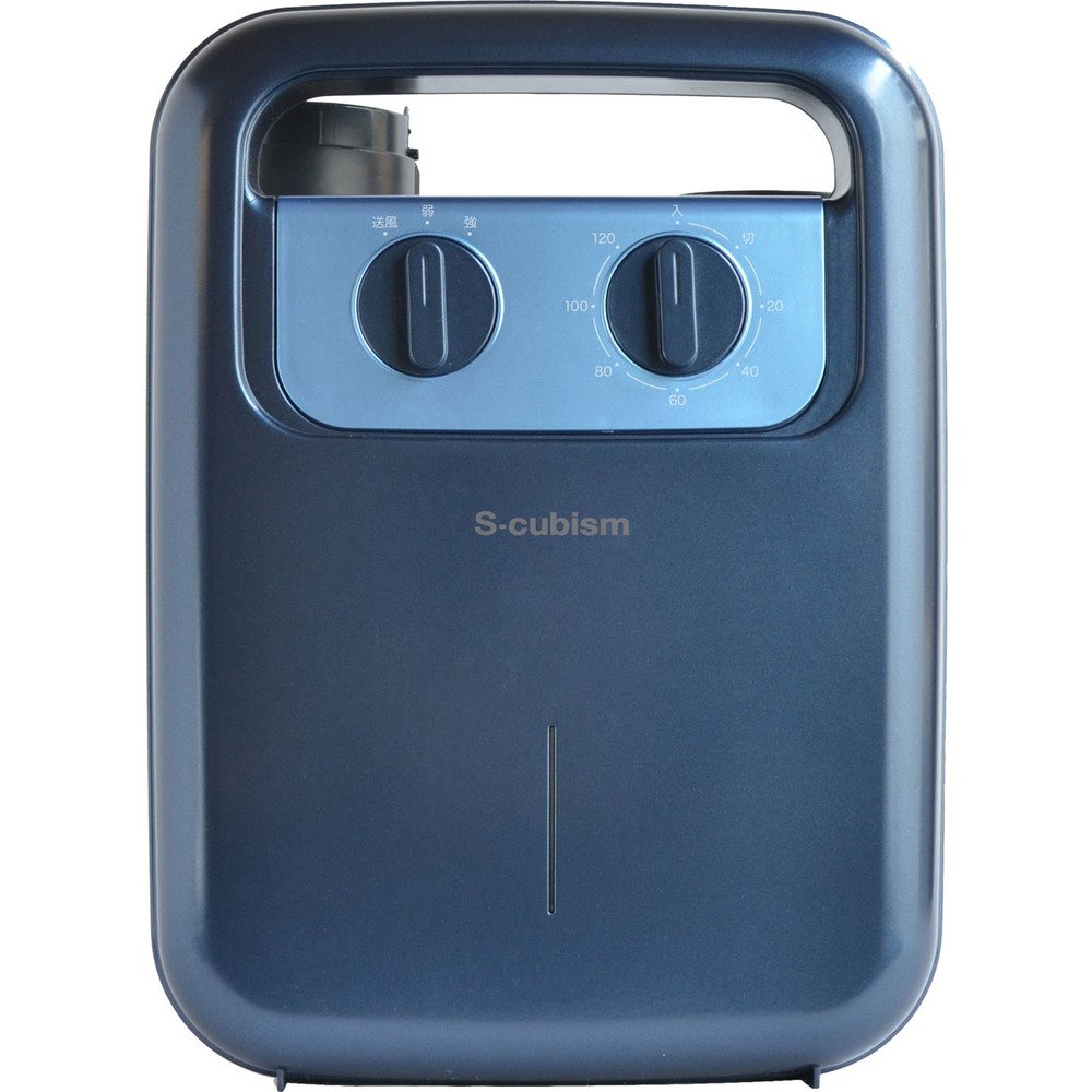 【中古】【非常に良い】SFD-010NV 布団乾燥機 ネイビーメタリック S-cubism エスキュービズム