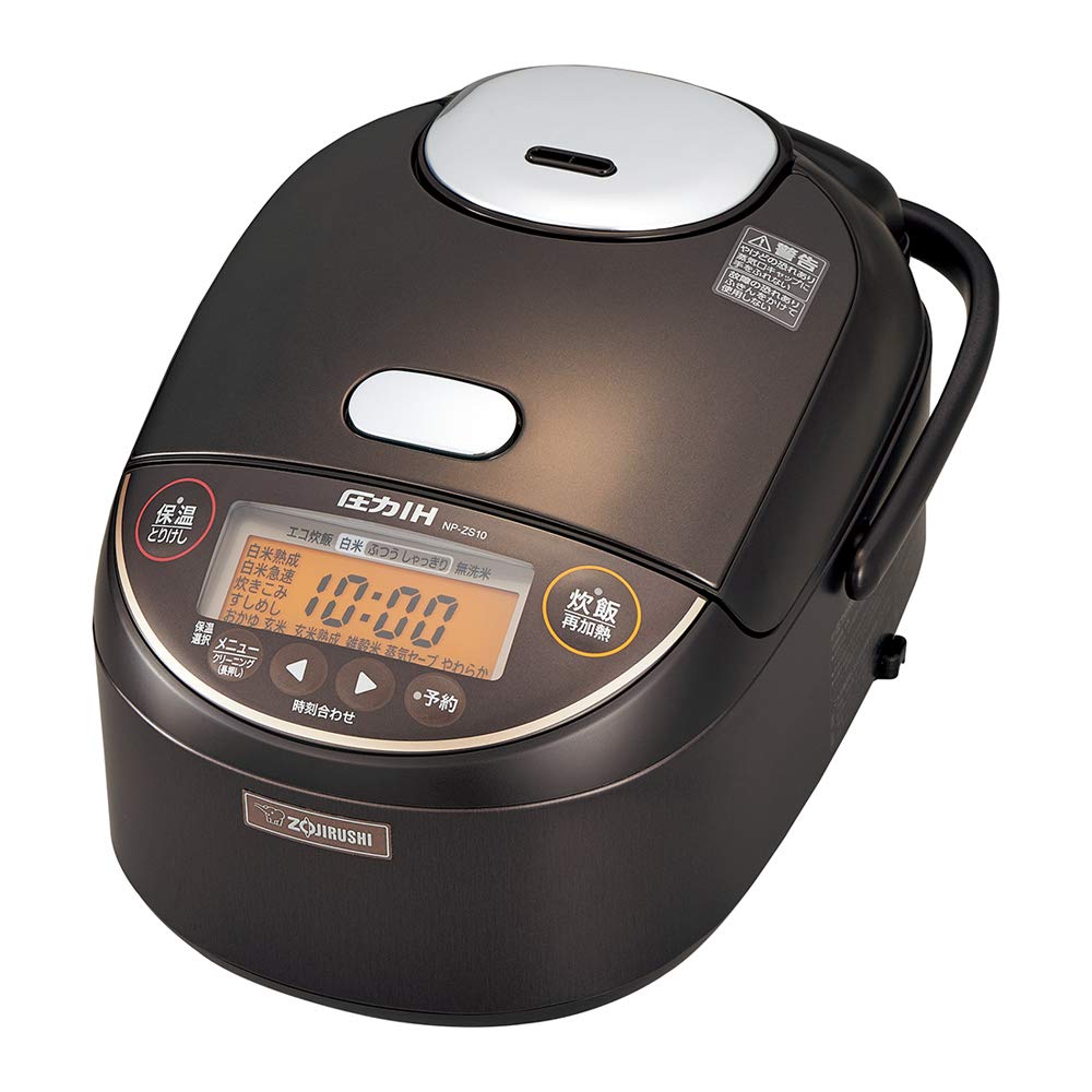 【中古】【非常に良い】象印マホービン 炊飯器 5.5合 ダークブラウン NP-ZS10-TD