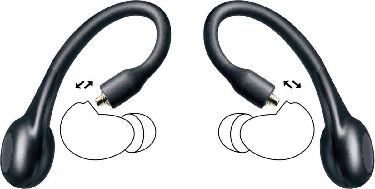 【中古】【非常に良い】SHURE シュア （第1世代） 完全ワイヤレス・セキュアフィット・アダプター RMCE-TW1 : 外音取り込み/マイク付/Bluetooth 5.0 / Type-C ケーブル ブラック【/メー