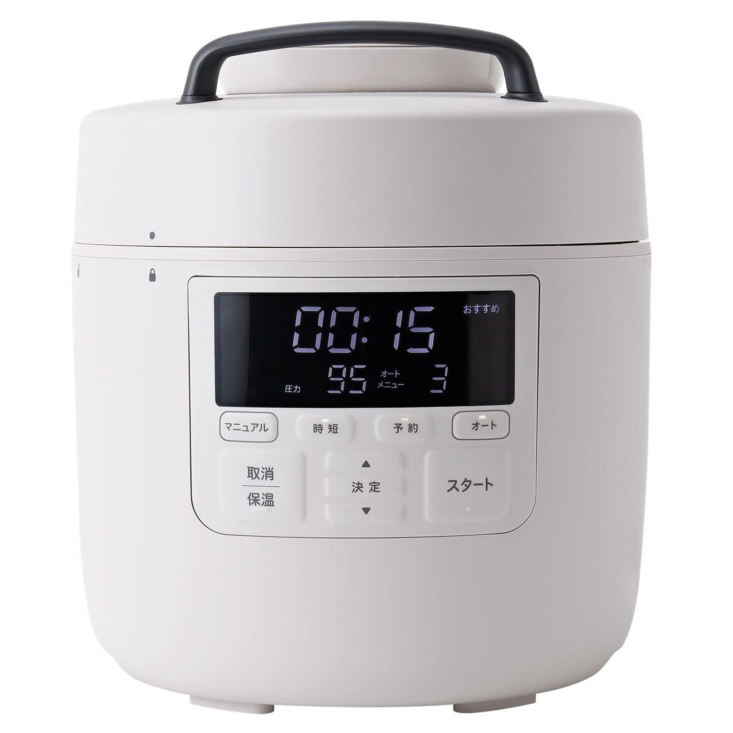 【中古】【非常に良い】シロカ 自動減圧機能付き電気圧力鍋 おうちシェフ PRO [スマートプレッシャー技..