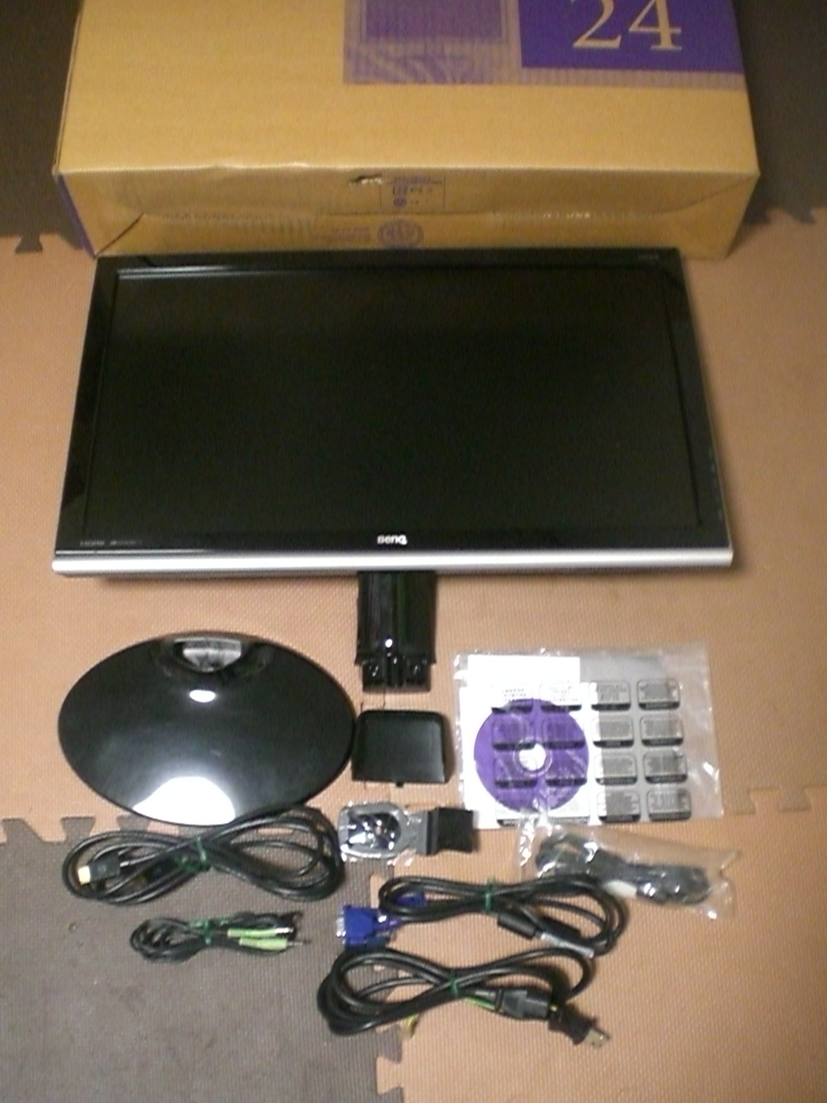 【中古】【非常に良い】BenQ 24型 LCD�