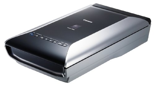 【中古】【非常に良い】Canon フラッドベッドスキャナー CanoScan 9000F A4対応 高精細CCDセンサー 9600dpi(フィルム) 発色LED搭載 35mmフィルム12コマ連続スキャン 本体内蔵ACアダ