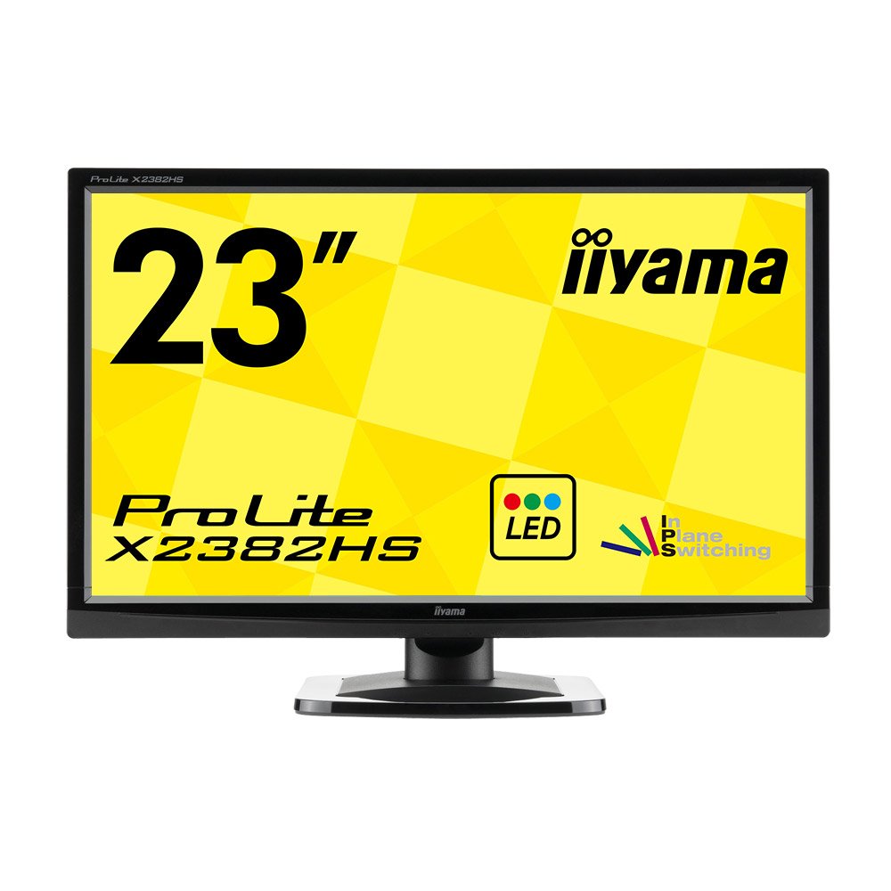 【中古】【非常に良い】iiyama ディスプレイ モニター X2382HS-GB1 23インチ/フルHD/IPSパネル/LED/HDMI端子付