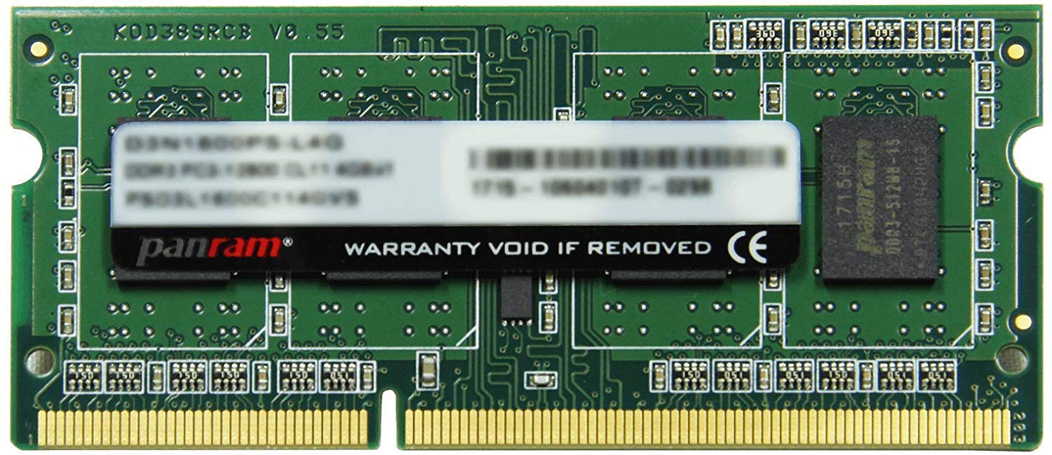 【中古】【非常に良い】CFD販売 ノートPC用メモリ DDR3-1600 (PC-12800) 8GB×1枚 (8GB) 相性保証 無期限保証 1.5V対応 204pin Panram D3N1600PS-8G(2)