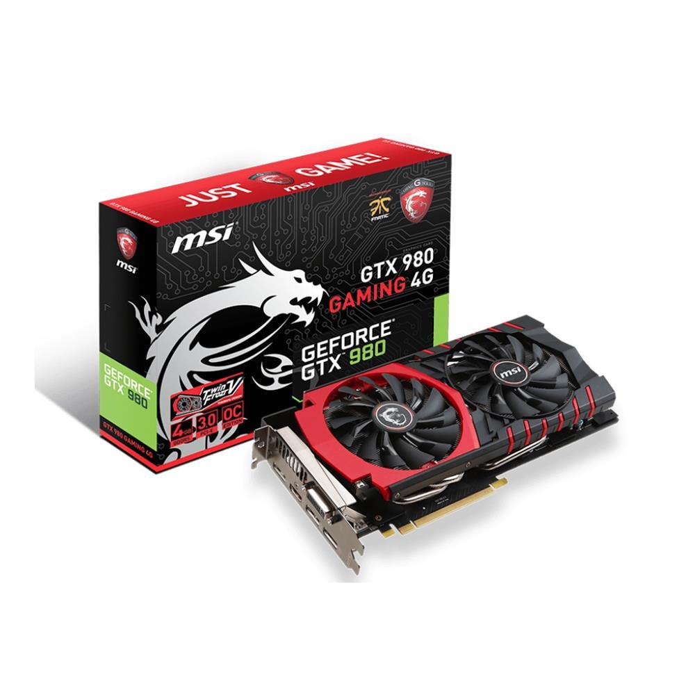 【中古】【非常に良い】MSI GeForce GTX 980搭載グラフィックボード GTX980 GAMING 4G