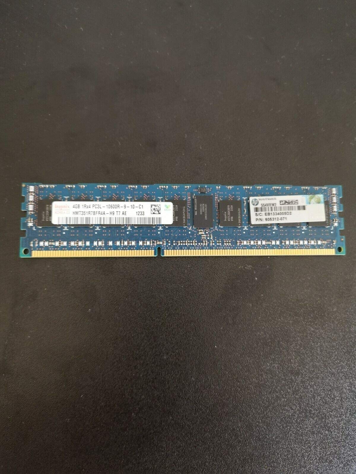 šۡɤHYNIX HMT351R7BFR4A-H9 4GB С DIMM DDR3 PC10600(1333) REG ECC 1.35v 1RX4 240 512MX72 512mX4 CL9