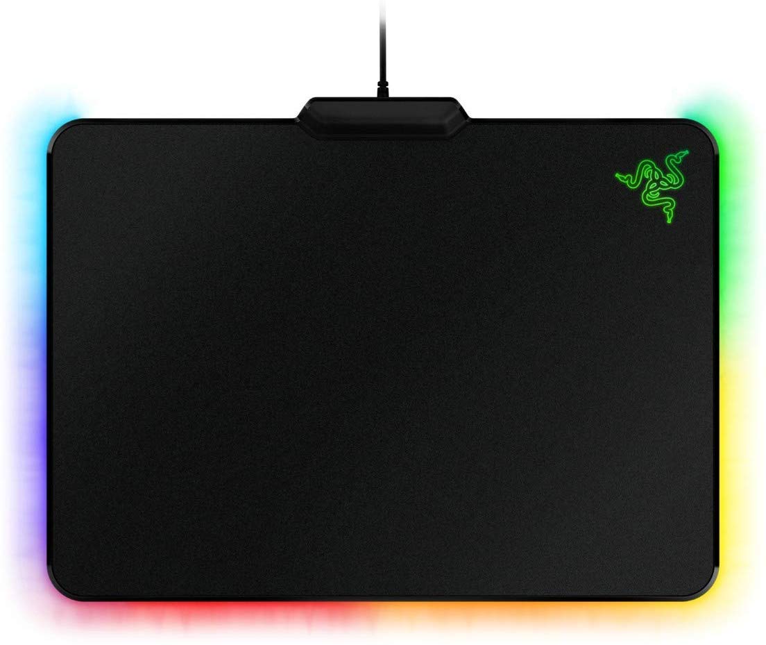 【中古】【非常に良い】Razer Firefly マルチライティングハードマウスパッド 【正規保証品】 RZ02-01350100-R3M1