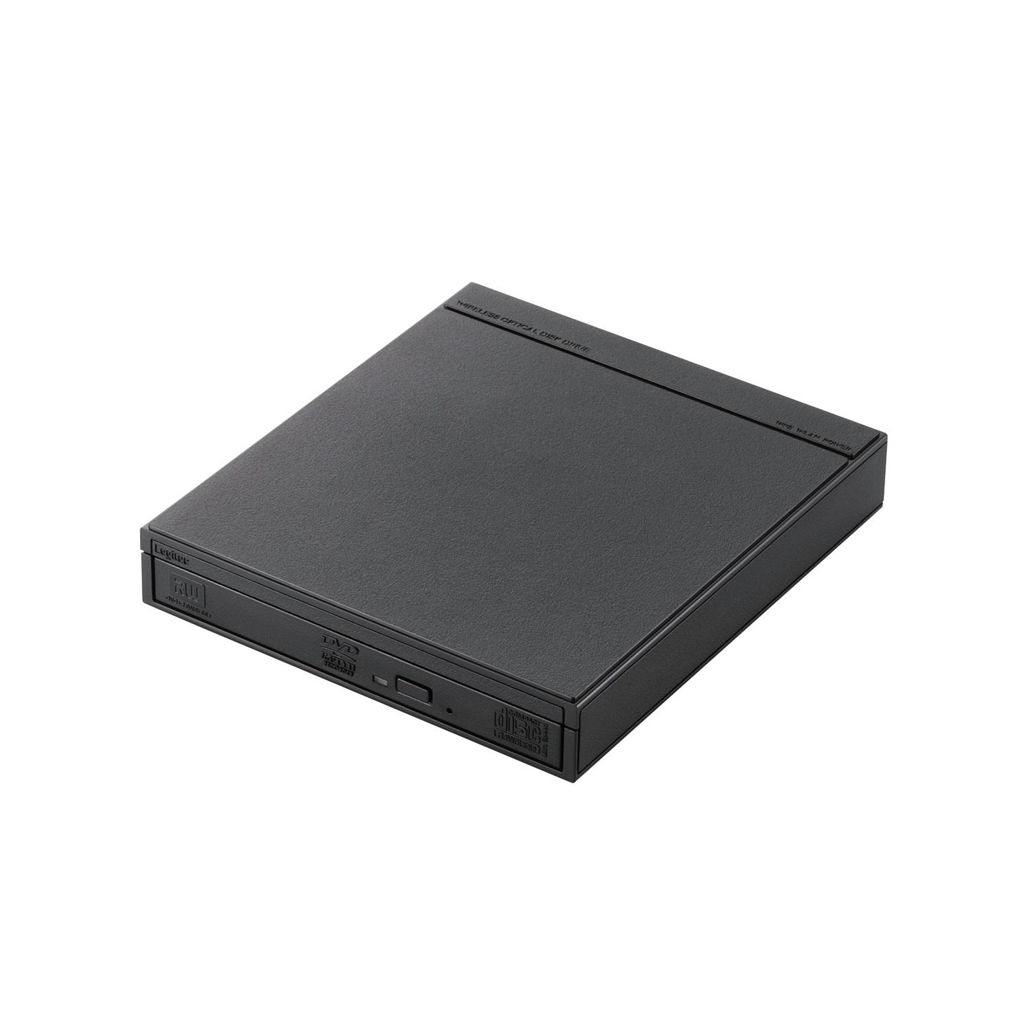 【中古】【非常に良い】ロジテック WiFi対応/CD録音ドライブ/iOS_Android対応/USB2.0/ブラック/WEBモデル LDRW-PS8WU2RBK