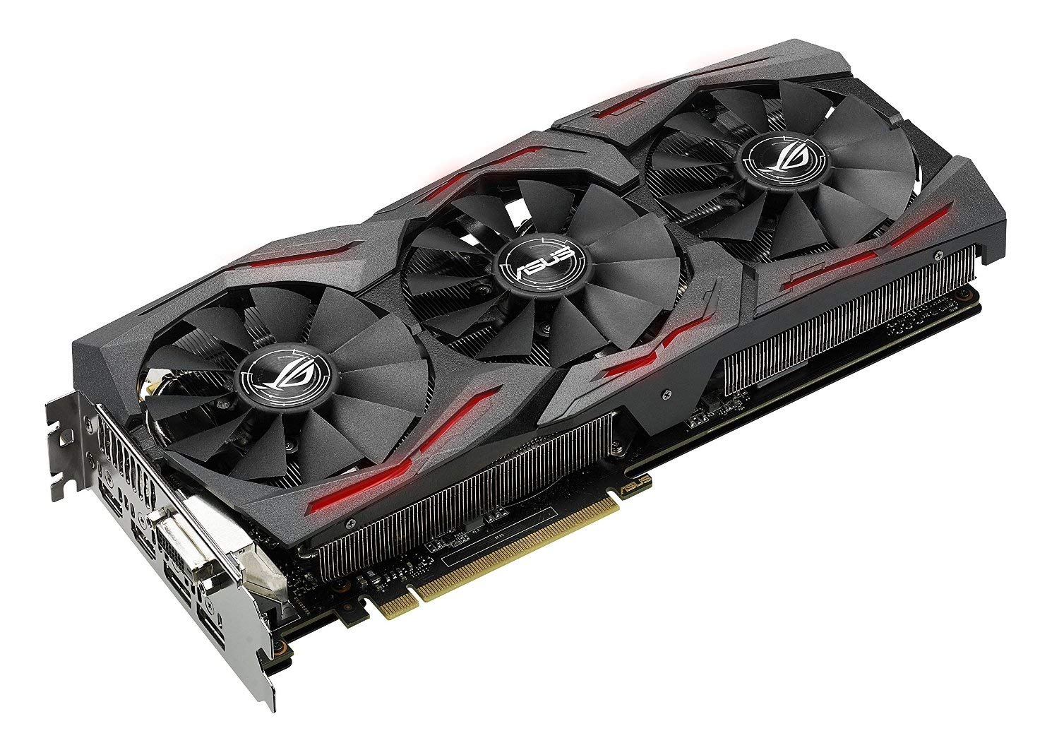 【中古】【非常に良い】ASUS R.O.G. STRIXシリーズ NVIDIA GeForce GTX1080搭載ビデオカード ベースク..