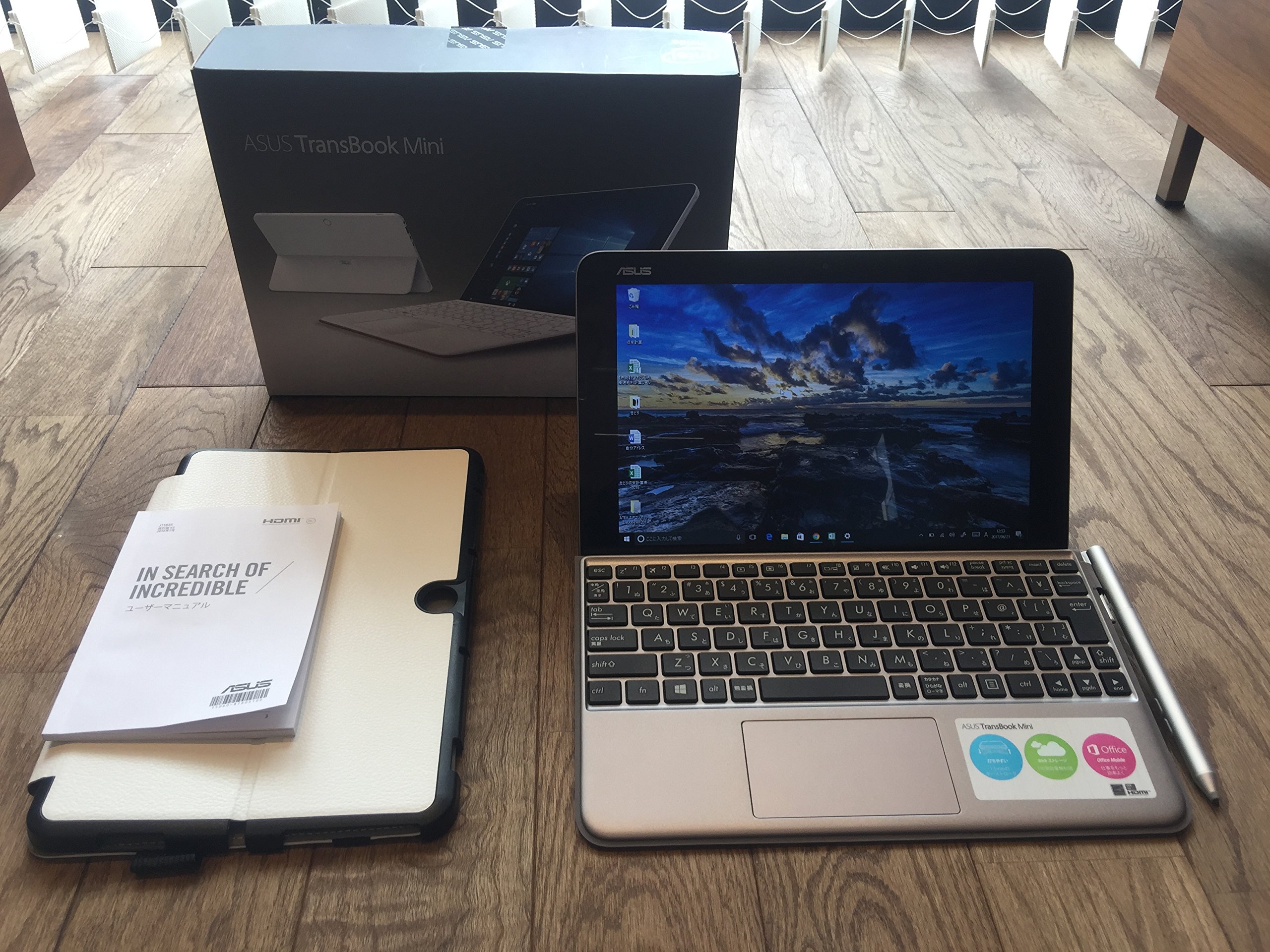 【中古】【非常に良い】ASUS ノートパソコン TransBook Mini T102HA-8350G