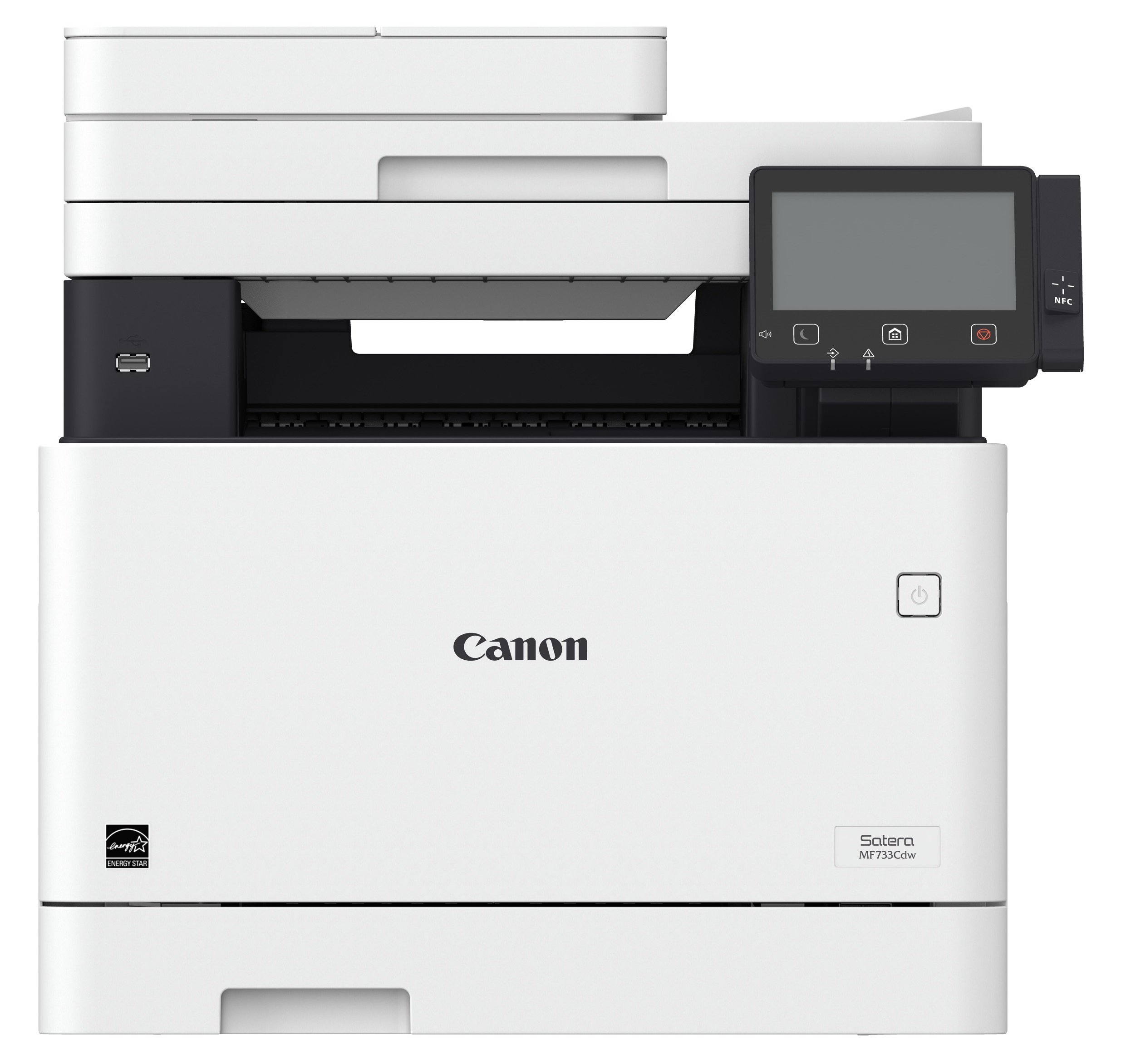 【中古】【非常に良い】Canon レーザープリンター A4カラー複合機 Satera MF733Cdw(27PPM/両面印刷/両面ADF/有線・無線LAN/FAX対応)