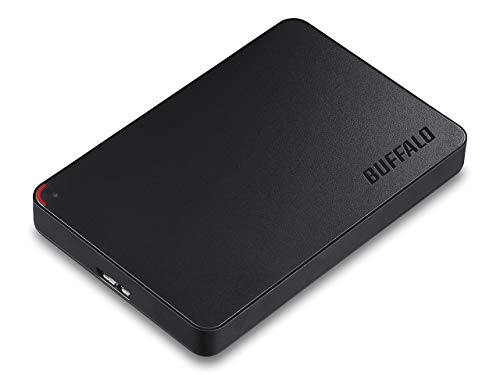 【中古】【非常に良い】HD-NRPCF1.0-BB ブラック(ポータブルHDD)