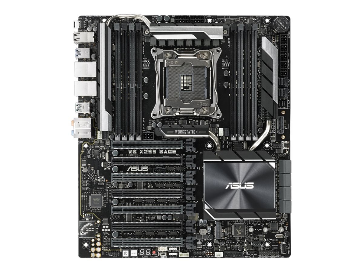 【中古】【非常に良い】ASUS Intel X299搭載 マザーボード LGA2066 対応 WS X299 SAGE 【CEB】