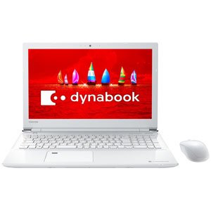 【中古】【非常に良い】PT55FWP-BJA2(リュクスホワイト) dynabookTシリ-ズ 15.6型液晶