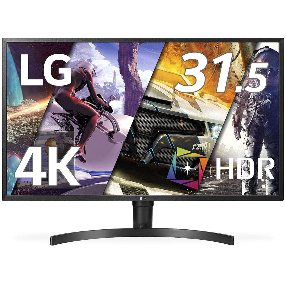 19 inches + - 【中古】【非常に良い】LG モニター ディスプレイ 32UK550-B 31.5インチ/4K/HDR10/VA非光沢/HDMI×2、DP/FreeSync/スピーカー/高さ調節/フリッカーセーフ、ブルーライト低減