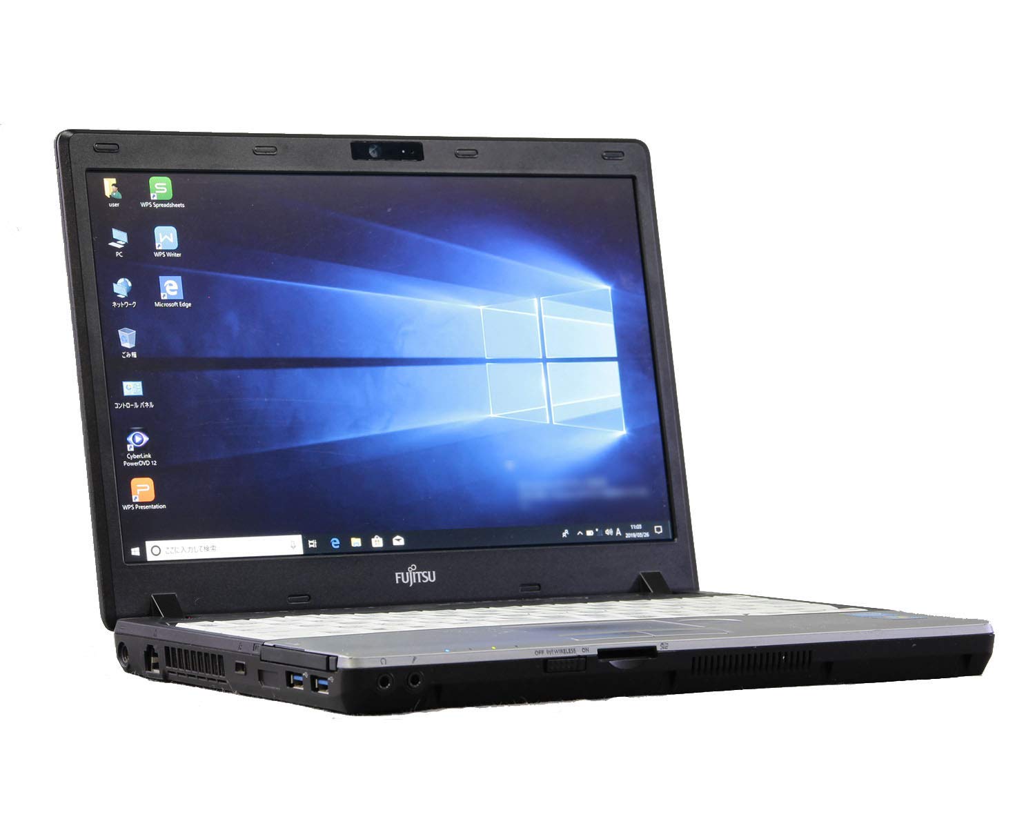 【中古】【非常に良い】[ WPS Office ] 富士通 LIFEBOOK P772/G Win10 Home 12.1インチ Celeron CPU 1007U 1.50GHz メモリ4GB HDD320GB [ 無