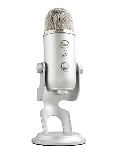 Cases - 【中古】【非常に良い】Logicool G Blue Yeti ゲーミングマイク BM400S USB コンデンサーマイク ゲーミング 実況 ストリーミング 配信 マイク シルバー PC Mac PS5 PS4
