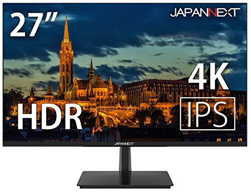 【中古】【非常に良い】JAPANNEXT JN-IPS2704UHDR 4KHDR対応 27インチ液晶ディスプレイ Radeon freesync PCモニター