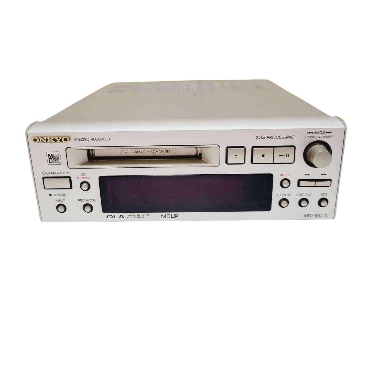 【中古】【非常に良い】ONKYO INTEC205 MDLP対応MDデッキ MD-105TX(S)