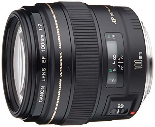 【中古】【非常に良い】Canon 単焦点中望遠レンズ EF100mm F2 USM フルサイズ対応