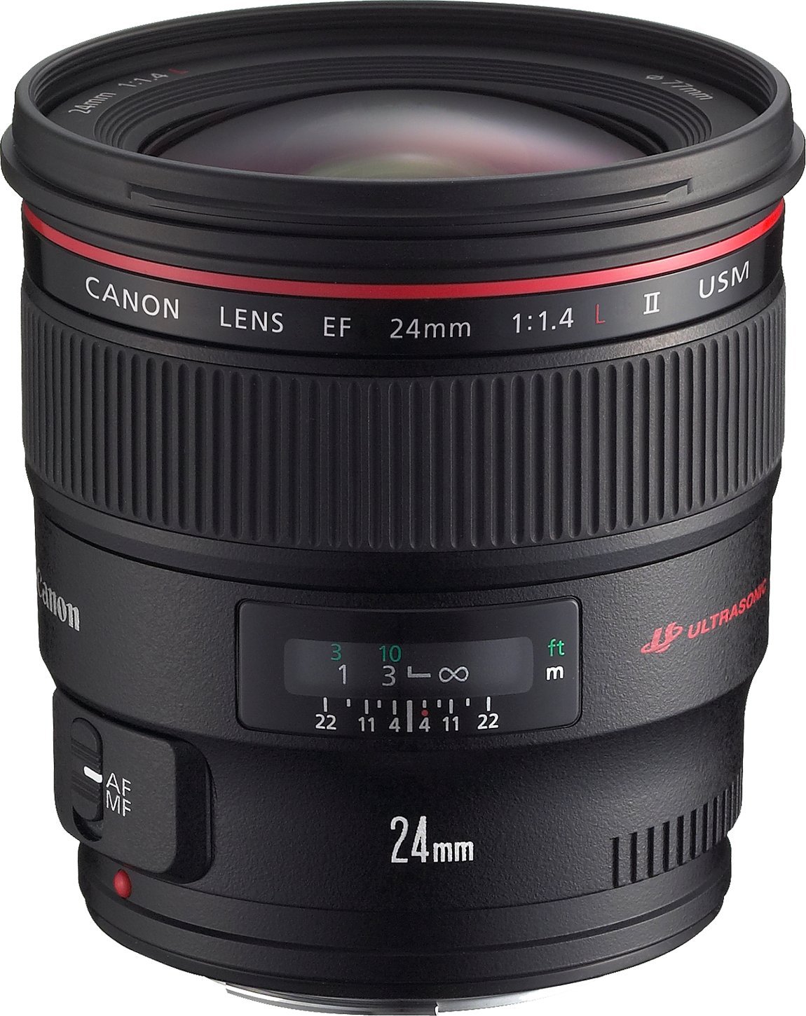 【中古】【非常に良い】Canon 単焦点広角レンズ EF24mm F1.4L II USM フルサイズ対応