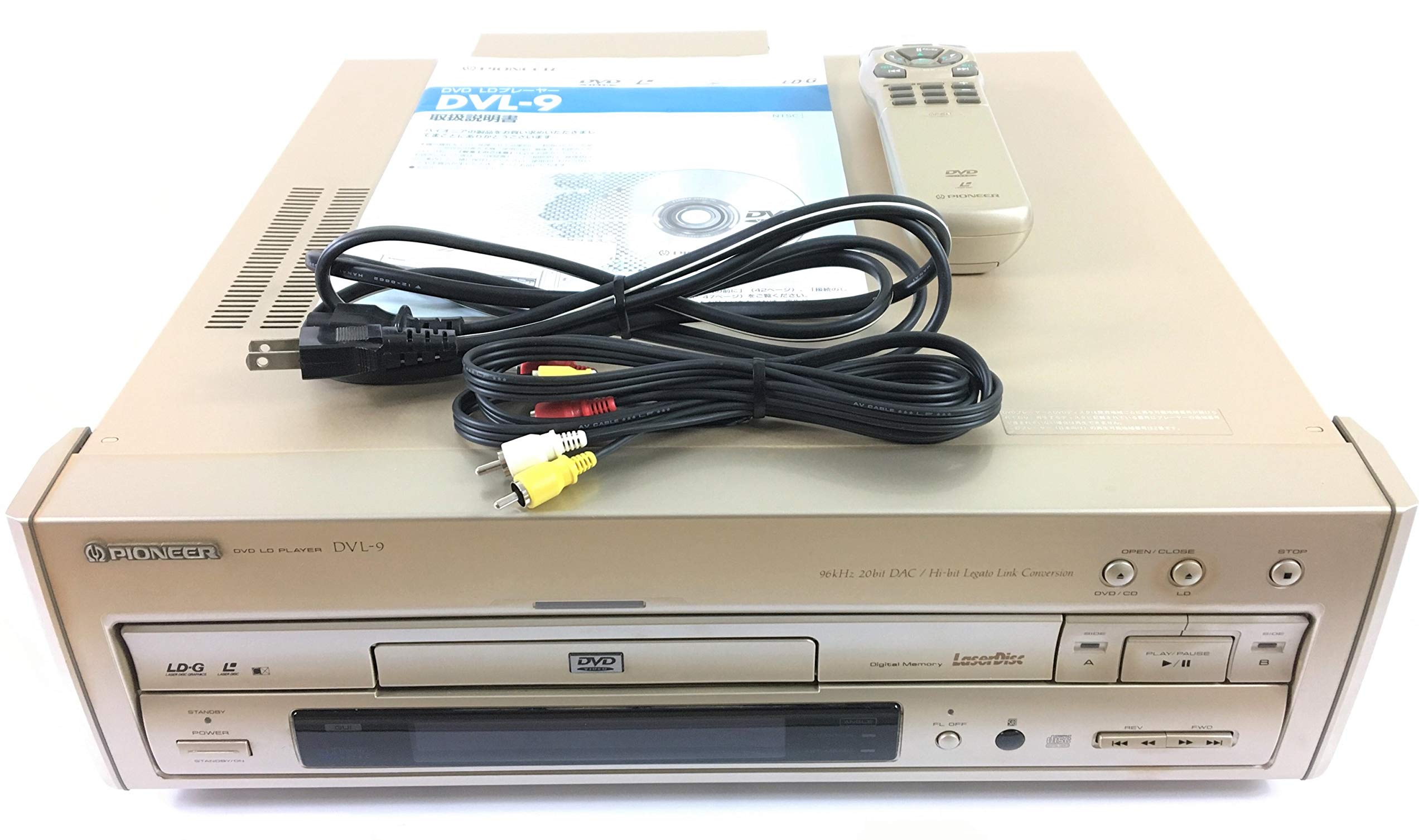 【中古】【非常に良い】PIONEER パイオニア DVL-9 (ゴールド) レーザーディスクプレーヤー DVD/LD PLAYER